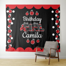 lady bug birthday Girl custom designs