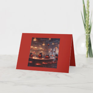 Lady Bug Birthday ladies night out card