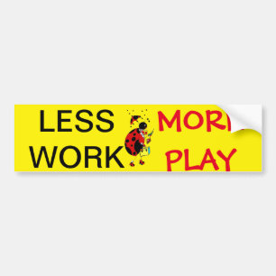 Lady Bug Bumper Sticker
