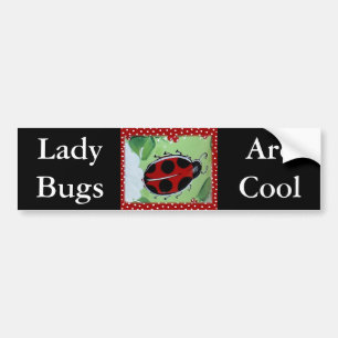 Lady Bug Bumper Sticker