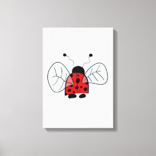 Lady bug canvas print