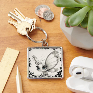 Lady Bug & Child Keychain