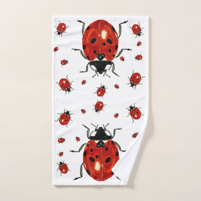 Lady Bug Hand Towel (Hand Towel)