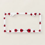 Lady Bug Licence Plate Frame<br><div class="desc">Lady Bugs For Me</div>