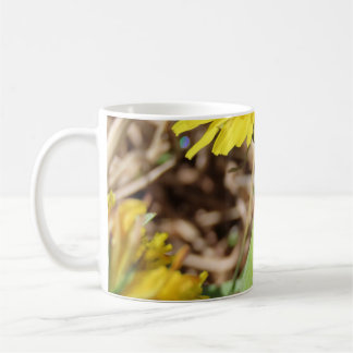 Lady bug on Dandelion Coffee Mug