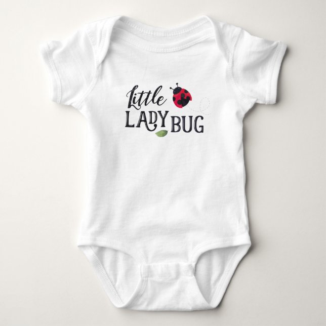 Lady Bug Personalised Bodysuit (Front)