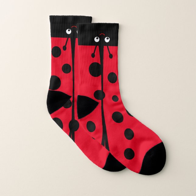 Lady Bug Socks (Pair)
