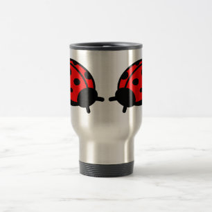 Lady Bug Stainless Steel 15 oz Travel/Commuter Mug