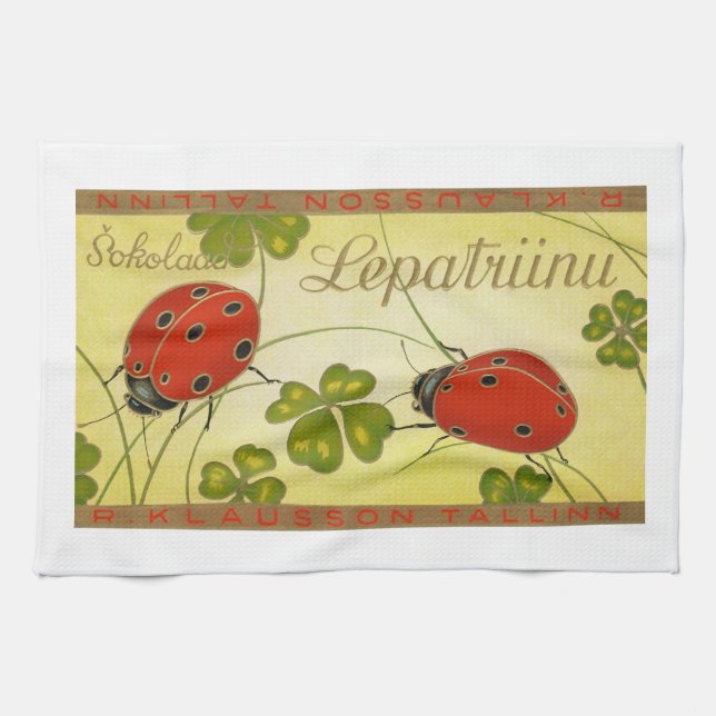 Lady Bug Tea Towel (Horizontal)