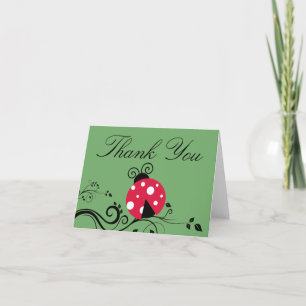 Lady Bug Thank You Notes with Lady Bug