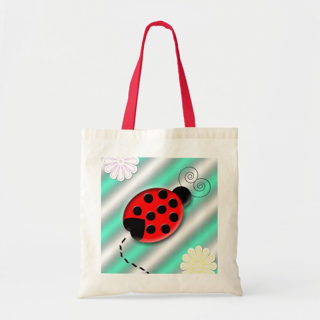 lady bug tote bag (Front)