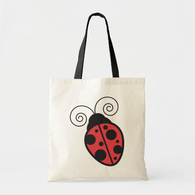 Lady Bug Tote Bag (Front)