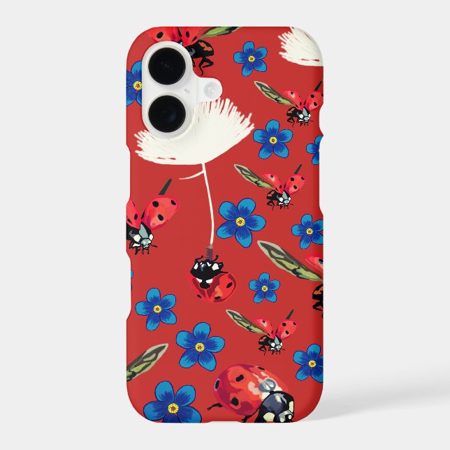 Lady bugs Apple iPhone X, Barely There (Back)