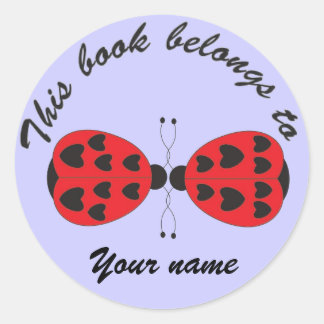 lady bugs, book labels
