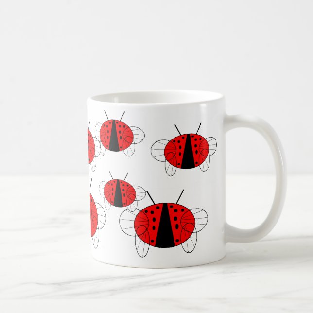 Lady Bugs Coffee Mug (Right)