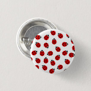 Lady Bugs Items 3 Cm Round Badge