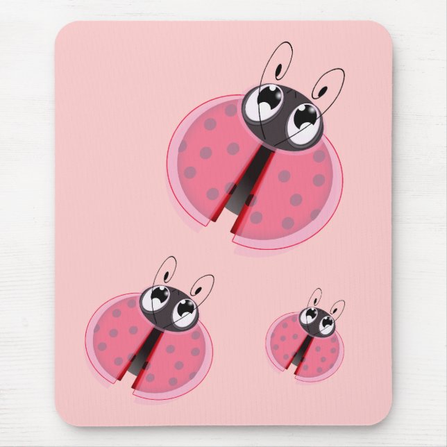 Lady Bugs Mouse Mat (Front)
