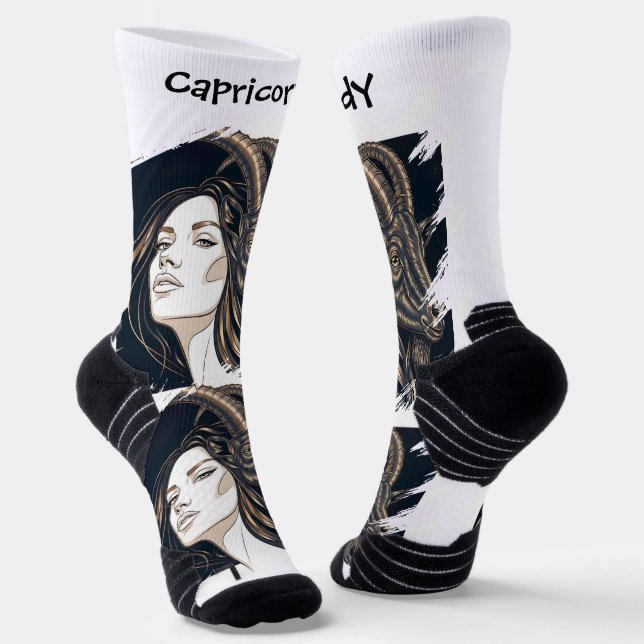 Lady Capricornio socks (Angled)