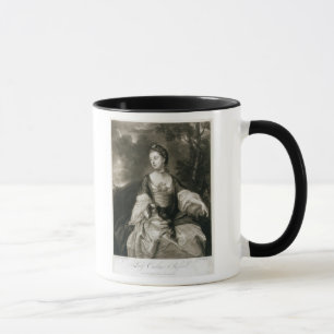 Lady Caroline Russell, engraved by James McArdell Mug