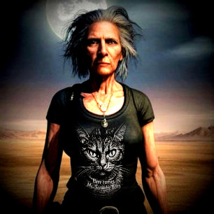 Lady Cat in charge T-Shirt