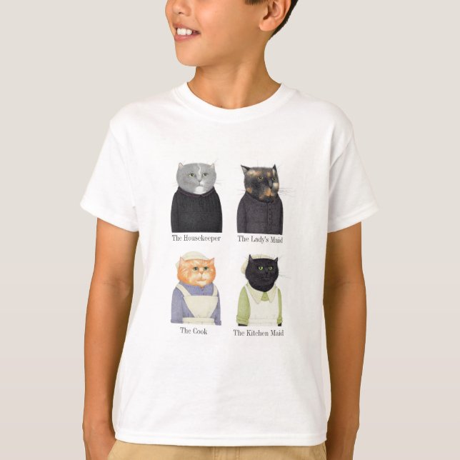 LADY CATS Boys' Basic T-Shirt  (Front)