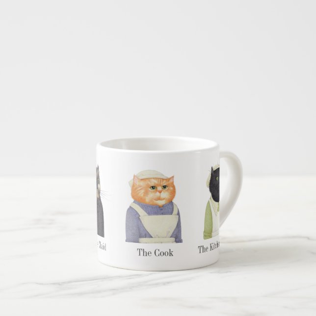 LADY CATS Espresso Cup + Text (Front Right)