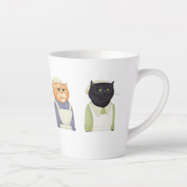 LADY CATS Latte Mug  (Right)