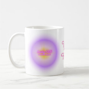 Lady CEO Aura Glow Pink and Purple Gradient Coffee Mug