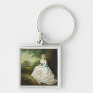 Lady Chambers, c.1789 (oil on canvas) Key Ring