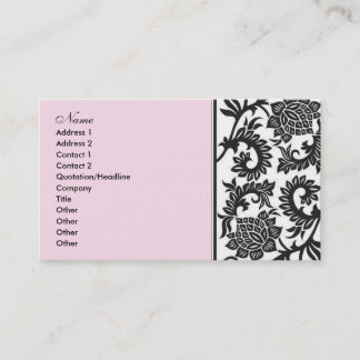 Lady Damask Business Card