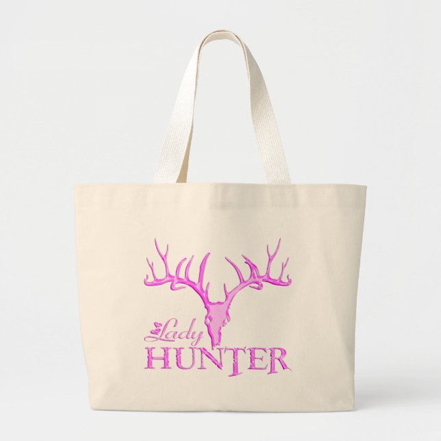 LADY DEER HUNTER LARGE TOTE BAG (Front)