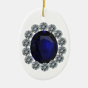 Lady Diana Engagement Ring Ceramic Tree Decoration