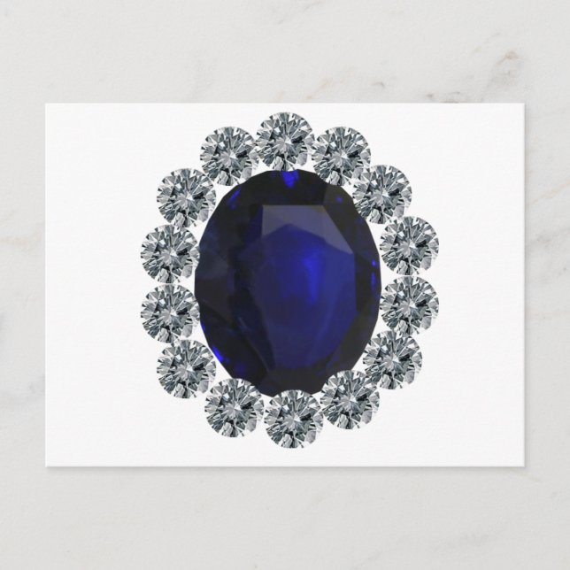 Lady Diana Engagement Ring Postcard (Front)