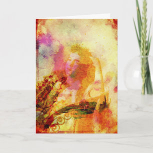 Lady Digital Art All Occasions  Card