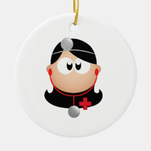 Lady Doctor Ceramic Tree Decoration