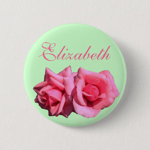 Lady double hot pink rose flowers flower name pin