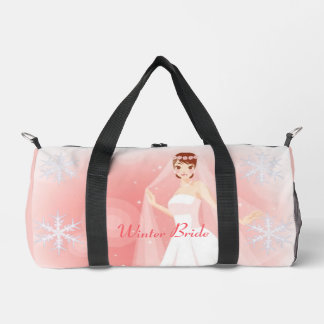 Lady Elegance Collection:Ladies Small Winter Bride Duffle Bag