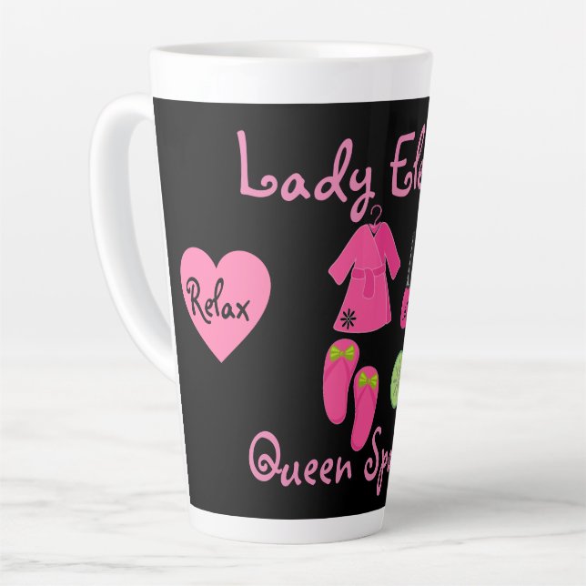 LADY ELEGANCE COLLECTION LATTE MUG (Left Angle)