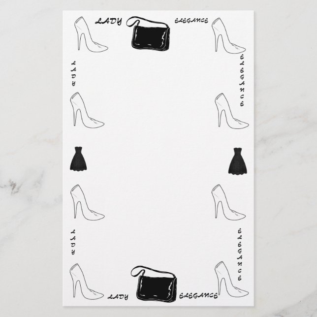 LADY ELEGANCE COLLECTION STATIONERY (Front)