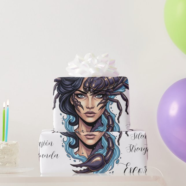 Lady Escorpio Gift Paper (Party Gifts)