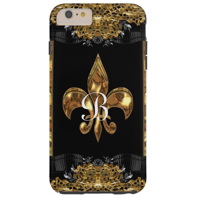 Lady Eve Fleur French Monogram Case-Mate iPhone Case (Back)