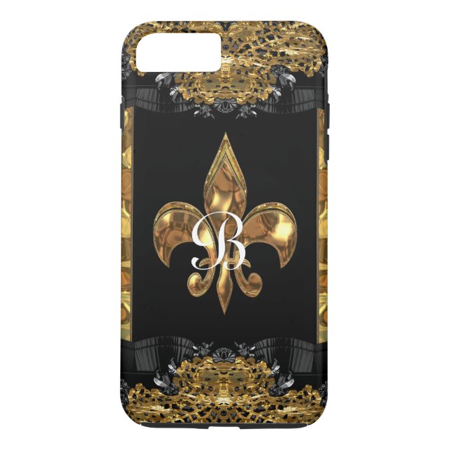 Lady Eve Fleur French Monogram Case-Mate iPhone Case (Back)
