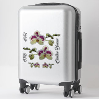 Lady Executive Orchid Luggage Sticker Set