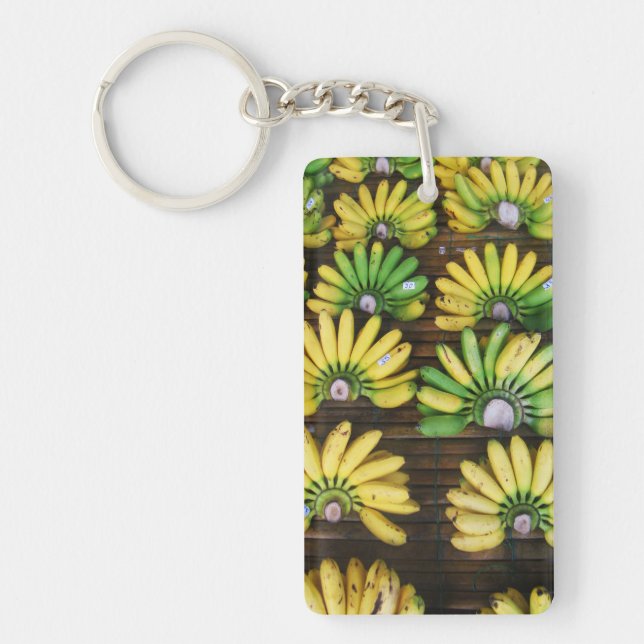 Lady Finger Bananas ~ Egg Banana (กล้วยไข่) Key Ring (Front)