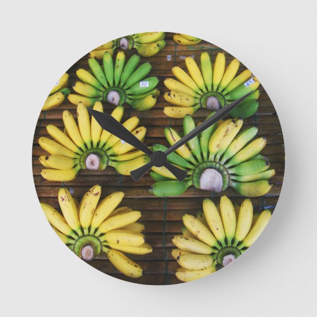 Lady Finger Bananas ~ Egg Banana (ก ล้ ว ไ ข่ Round Clock (Front)