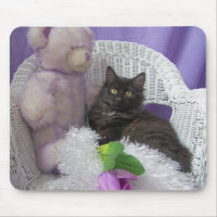 lady flower Mouse pad