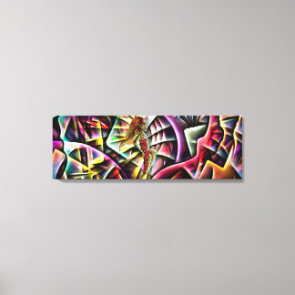 Lady Fractal the Abstract Princess of Fractal Land Canvas Print