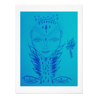 Lady Galactic Being Photo Print