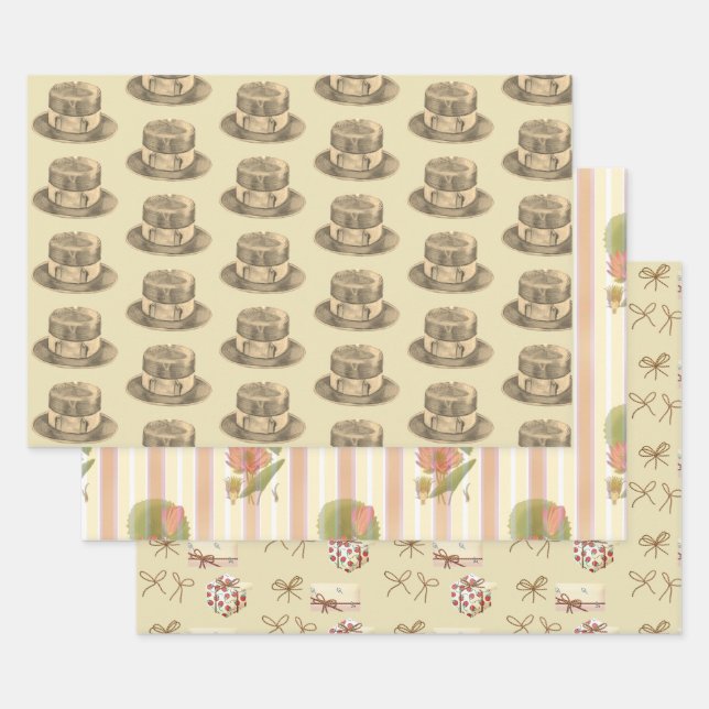 Lady & Gent Wrapping Paper Sheet (Set)