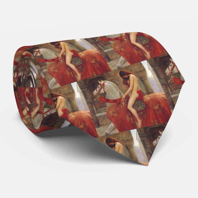 “ Lady Godiva ” by John Collier ネクタイ Tie (Rolled)